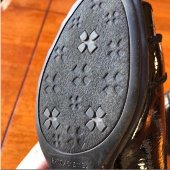 Naturalizer Black Hidi Patent leather Peep Toe Wedge Sandal Shoe - Picture 5 of 6